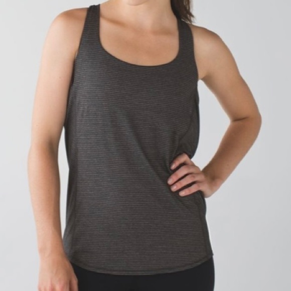 Lululemon Wild Tank strappy draped open back for ventilation tank top Sz-6 I15 - Picture 3 of 12